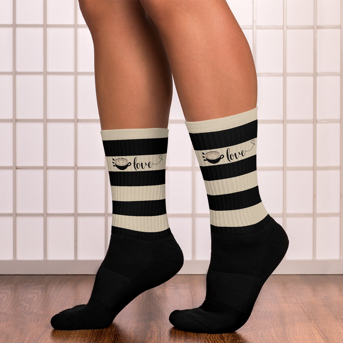 Latte Love Socks – Cozy Coffee Comfort for Your Feet