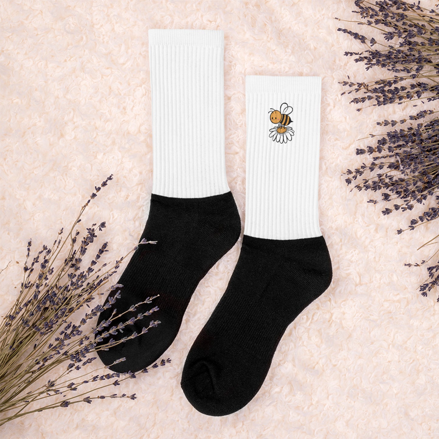 Bee Happy Socks – Cute & Cozy Socks for Moms