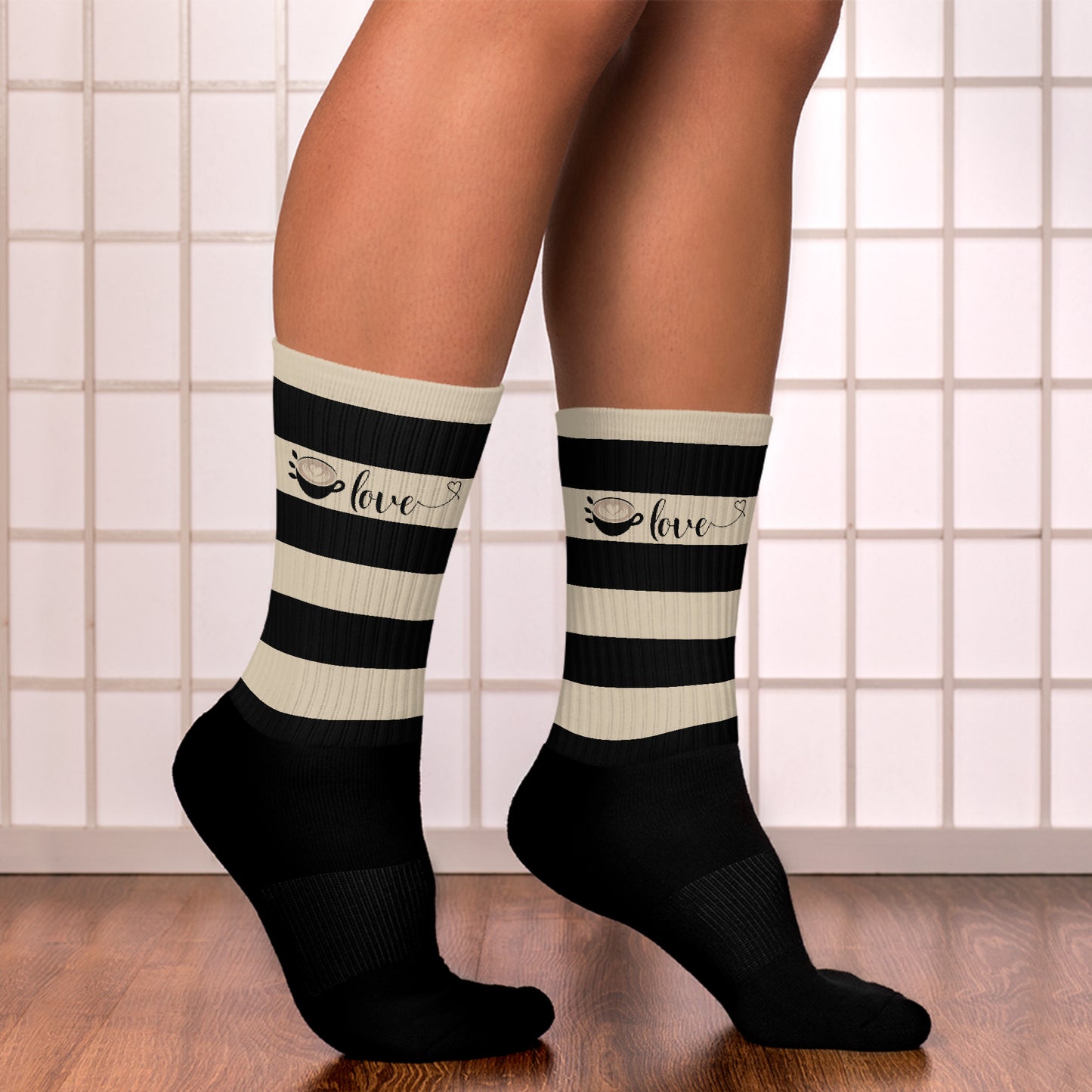 Latte Love Socks – Cozy Coffee Comfort for Your Feet