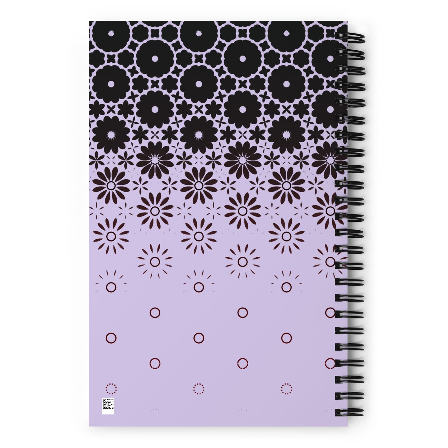 Funny Mom Purple Notebook flat view back side