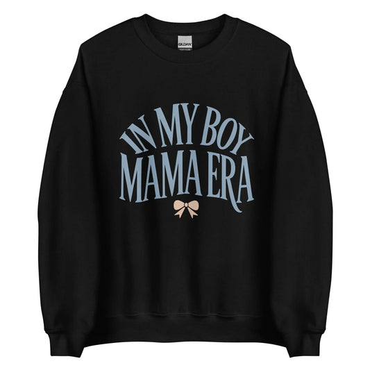 In My Boy Mama Era Sweatshirt | Cute Boy Mom Crewneck
