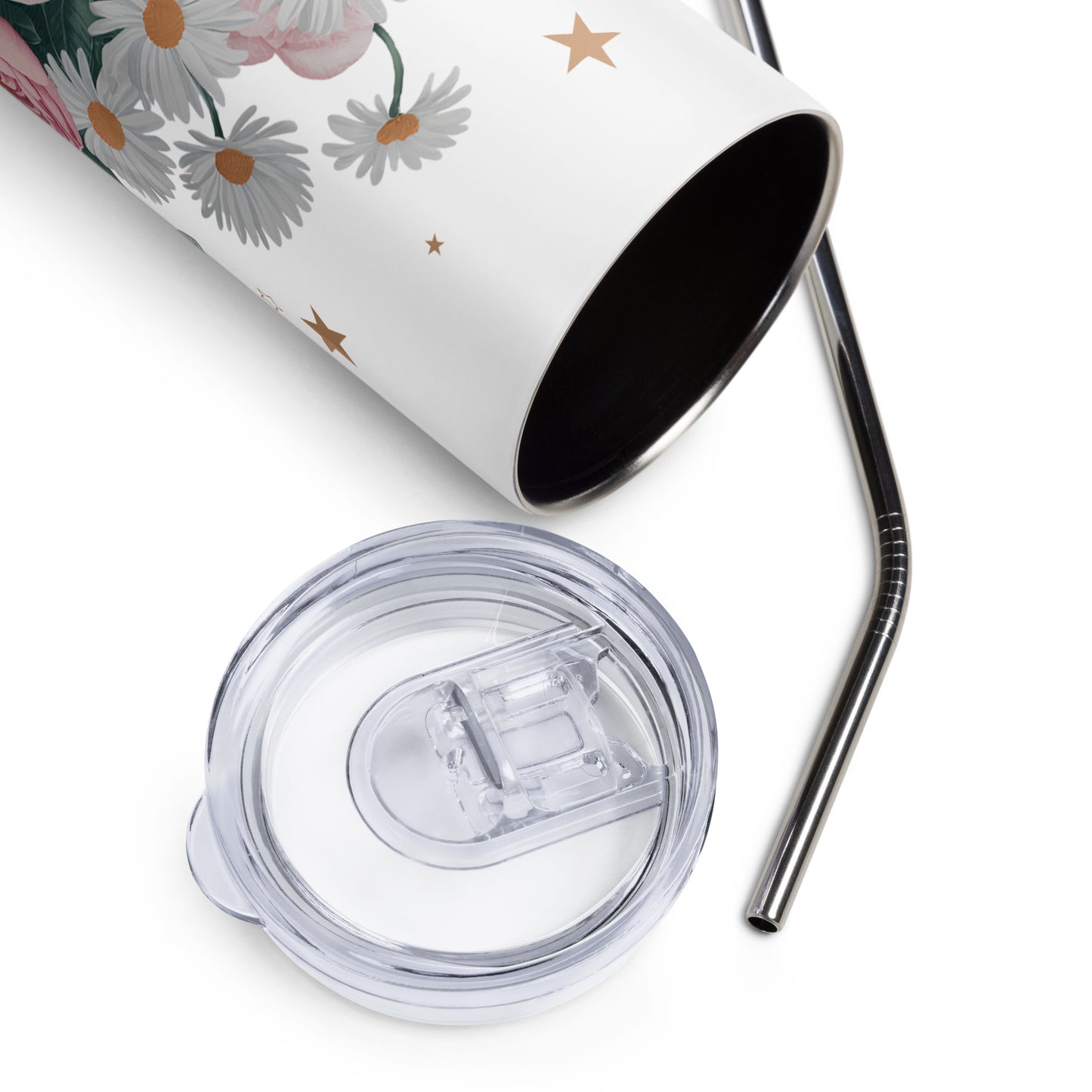 Floral Elegance Tumbler – Stylish & Practical Gift for Moms