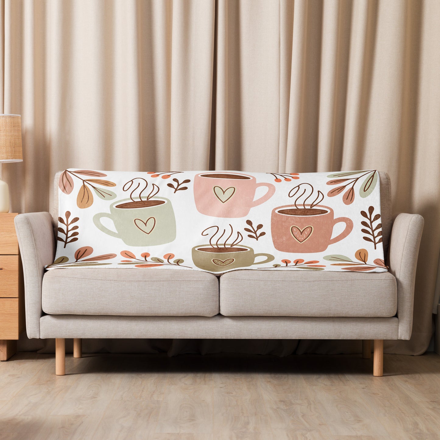Cozy Coffee Lover Blanket – Perfect Gift for Moms Who Love Coffee
