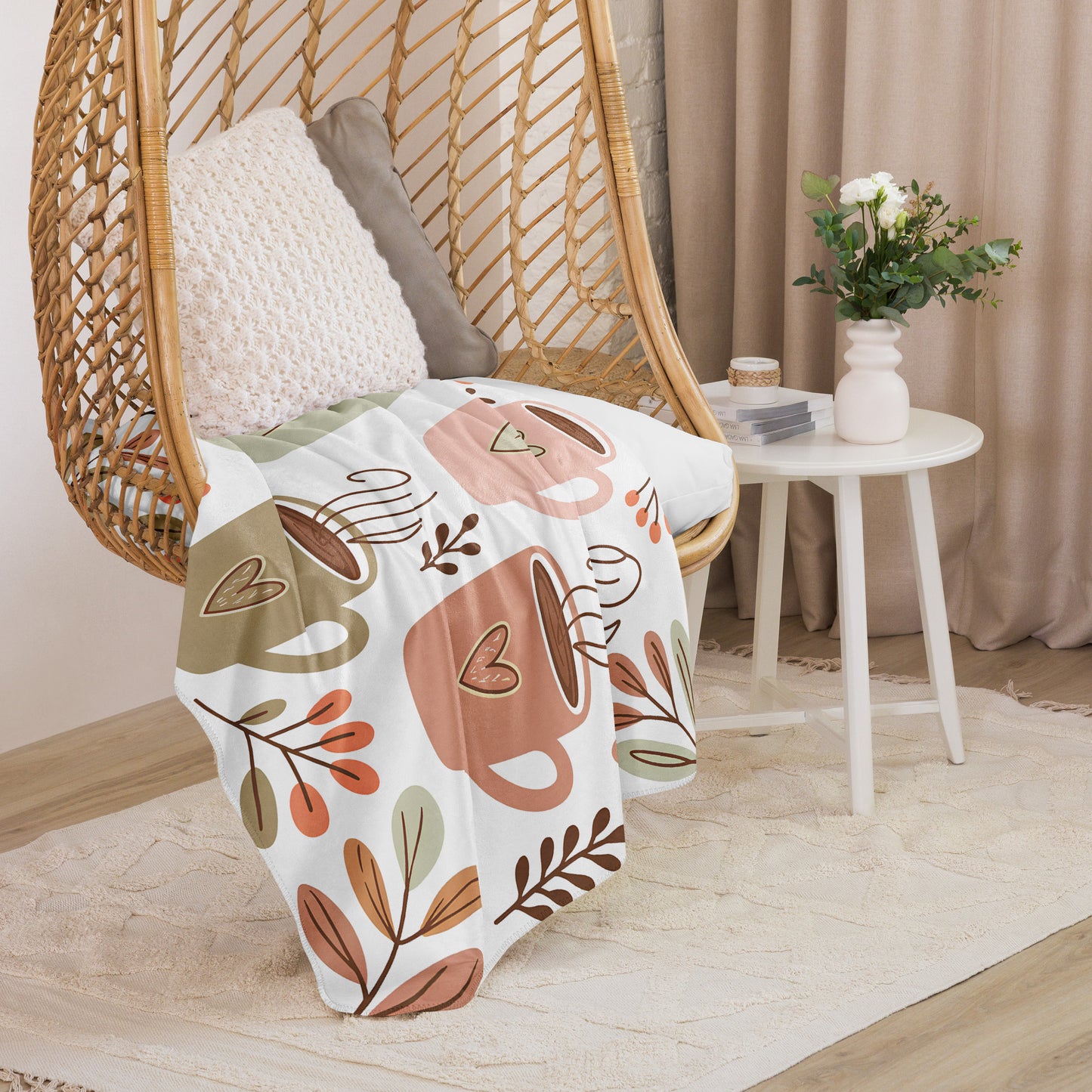 Cozy Coffee Lover Blanket – Perfect Gift for Moms Who Love Coffee
