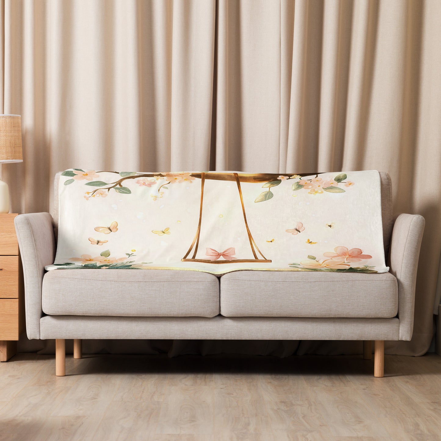 Blossom Serenity Blanket – Cozy & Beautiful Gift for Moms