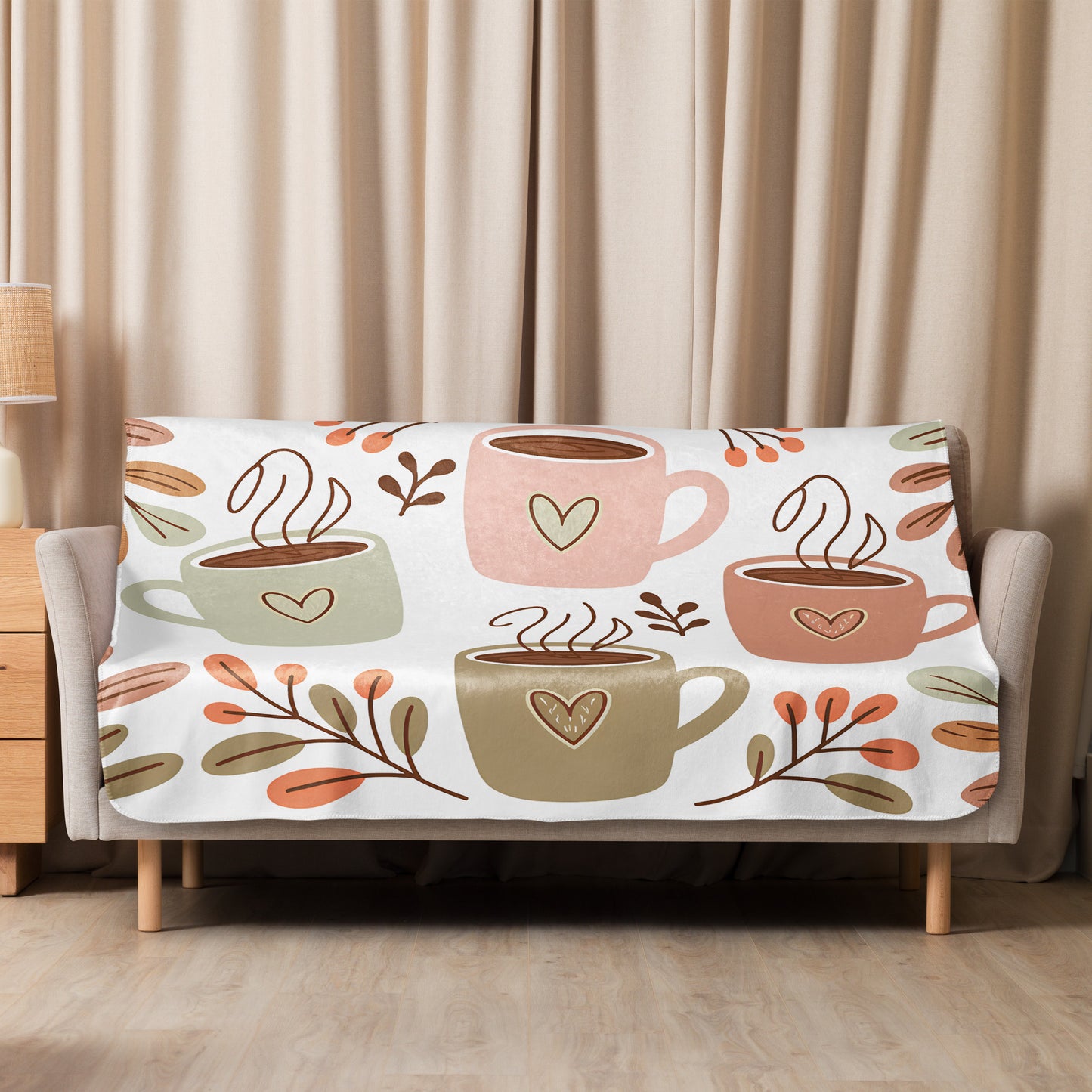 Cozy Coffee Lover Blanket – Perfect Gift for Moms Who Love Coffee