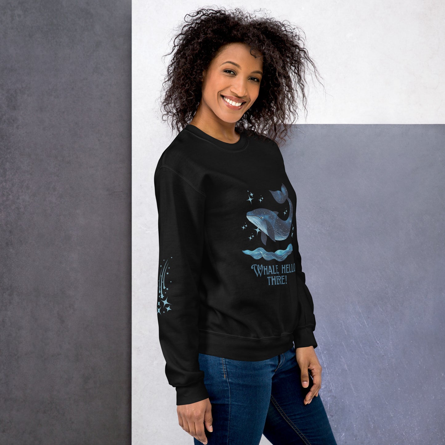 Whale, Hello There! Sweatshirt – Cozy & Cute Ocean Lover Gift