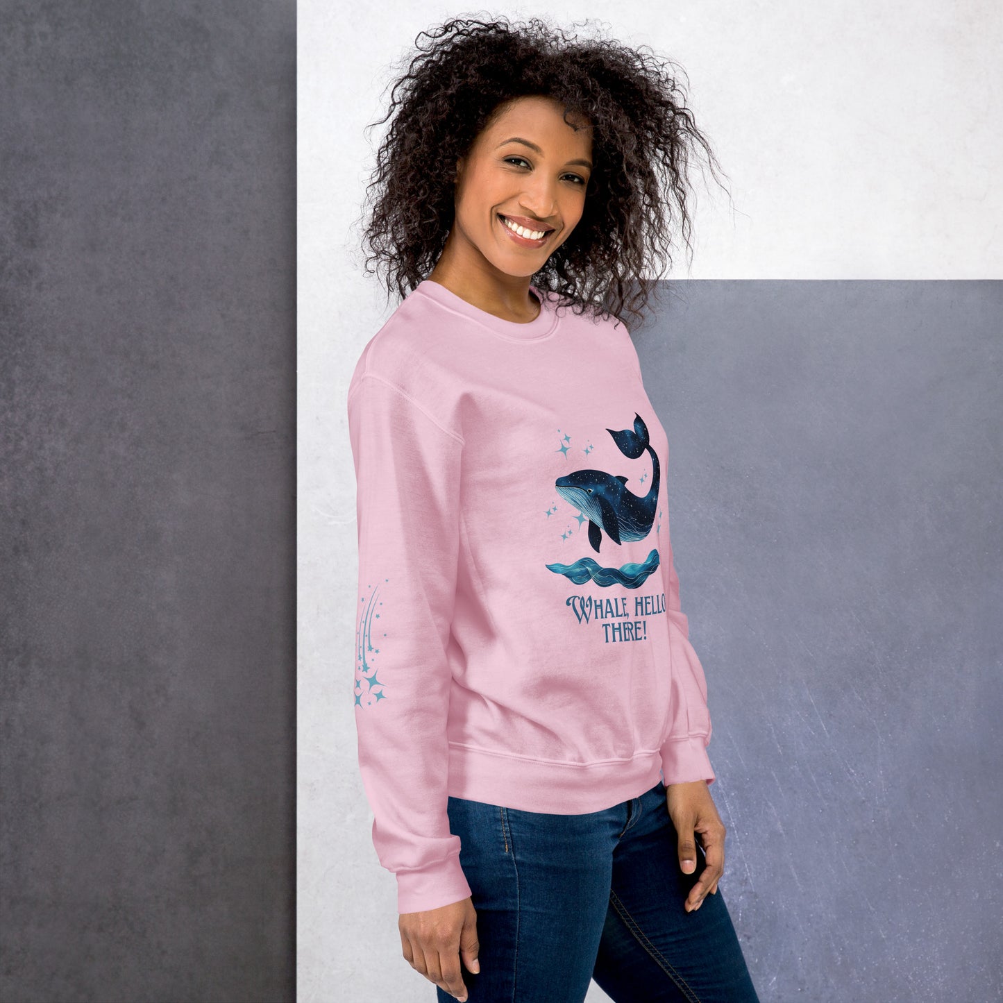Whale, Hello There! Sweatshirt – Cozy & Cute Ocean Lover Gift