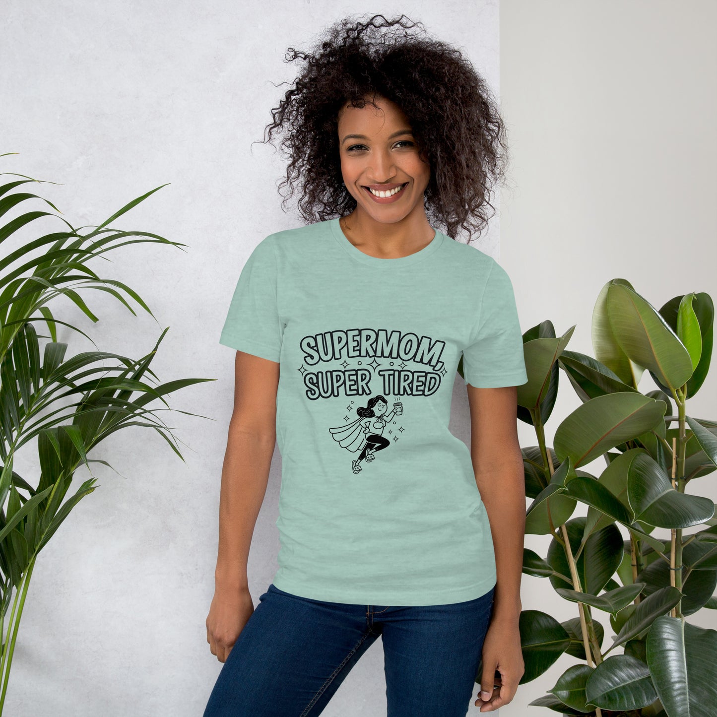 Supermom, Super Tired – Funny Shirt for Mom & Great Gift