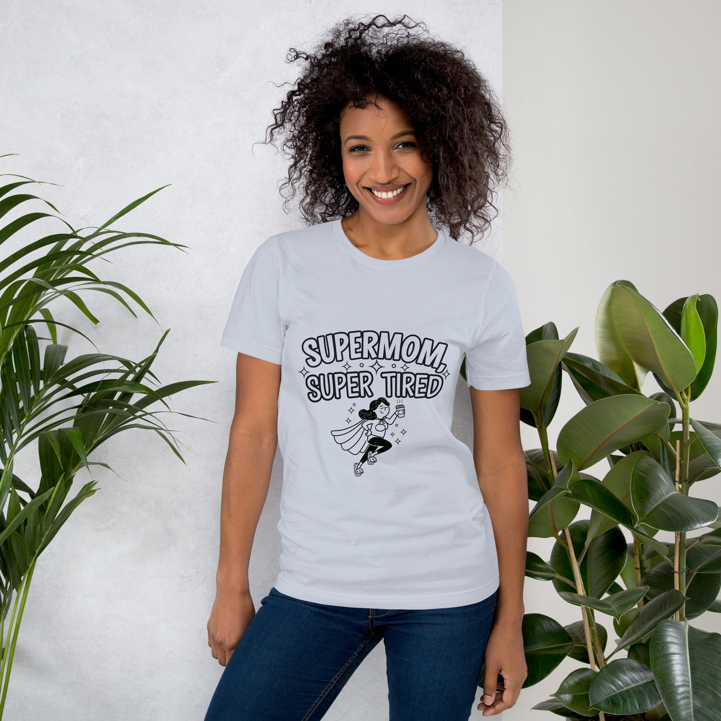 Supermom, Super Tired – Funny Shirt for Mom & Great Gift