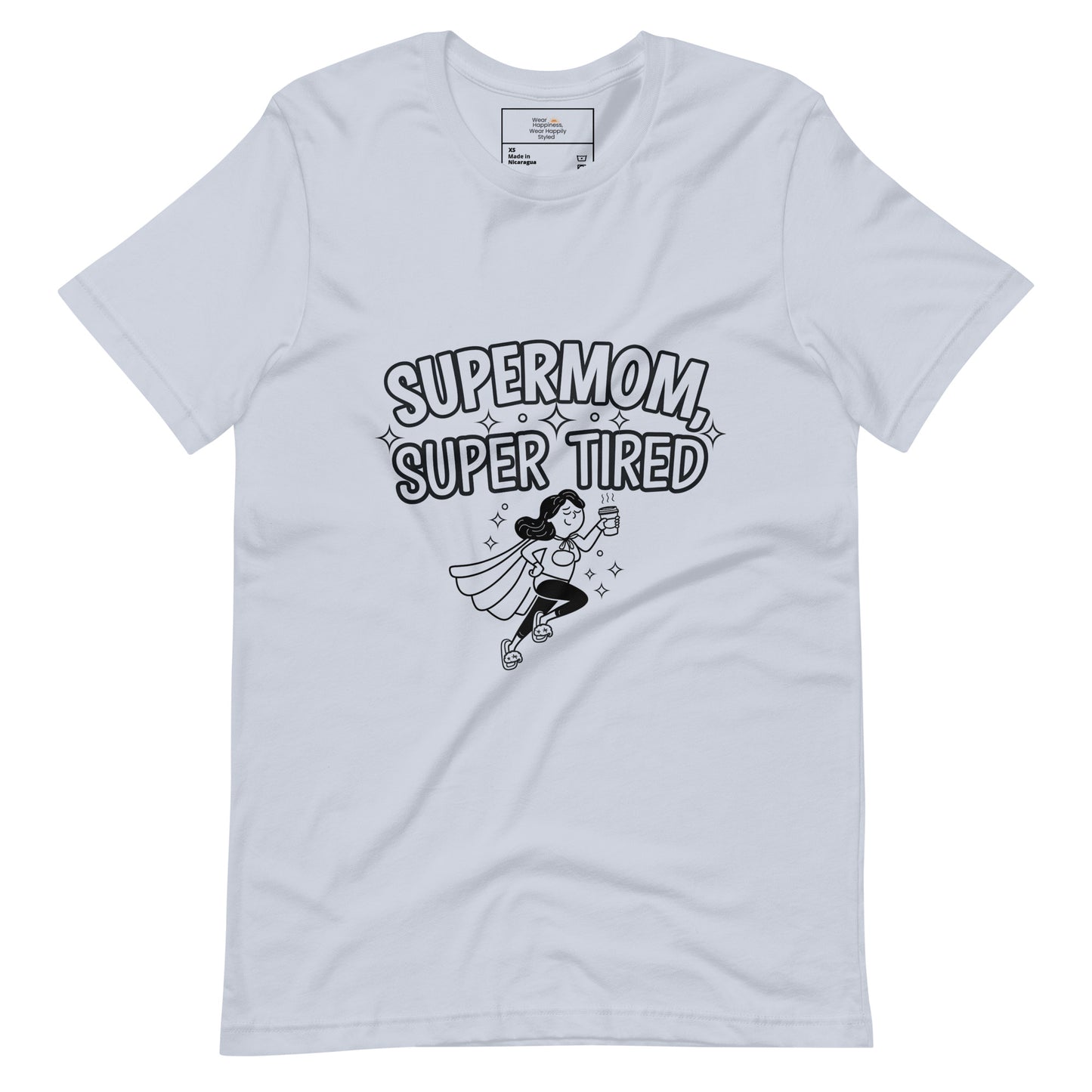 Supermom, Super Tired – Funny Shirt for Mom & Great Gift