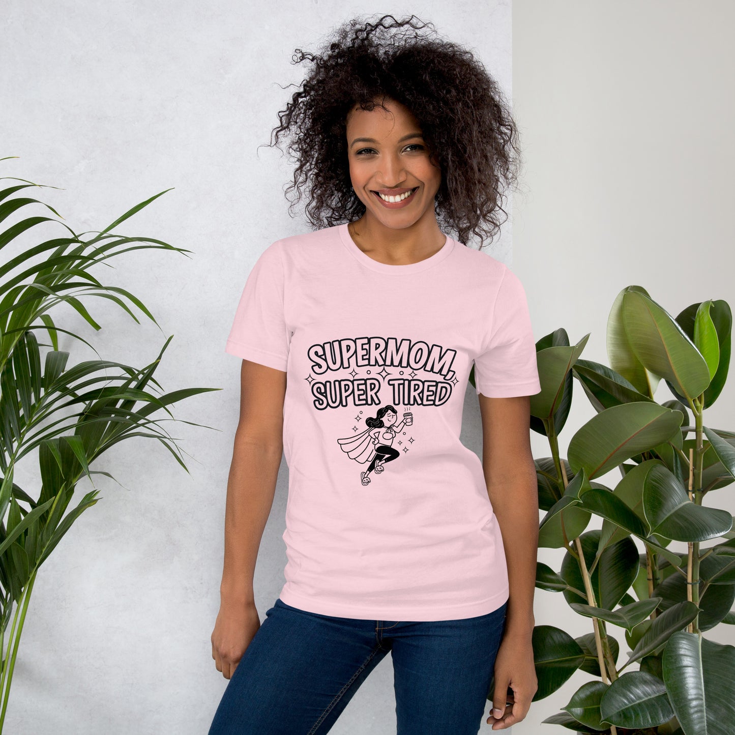 Supermom, Super Tired – Funny Shirt for Mom & Great Gift