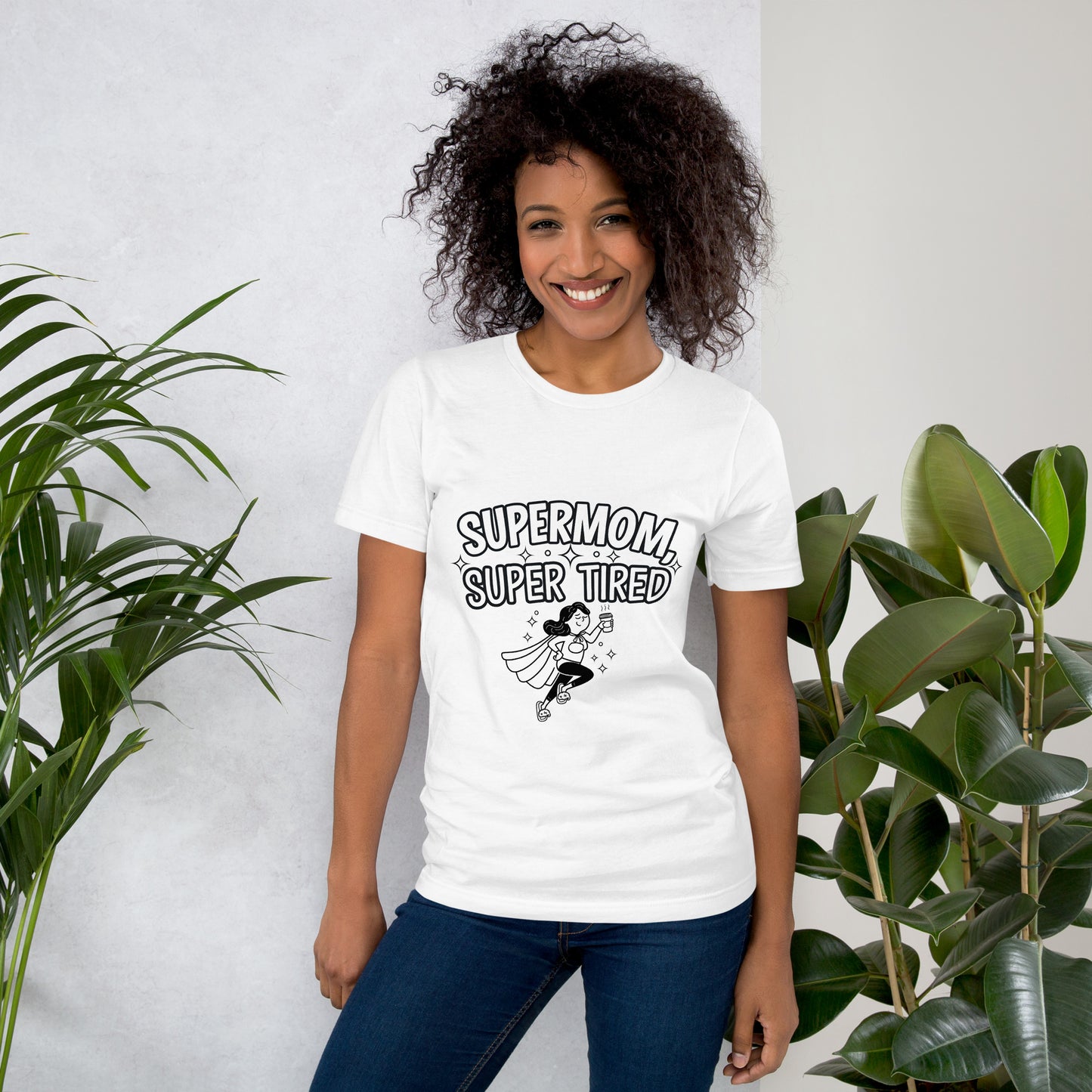 Supermom, Super Tired – Funny Shirt for Mom & Great Gift