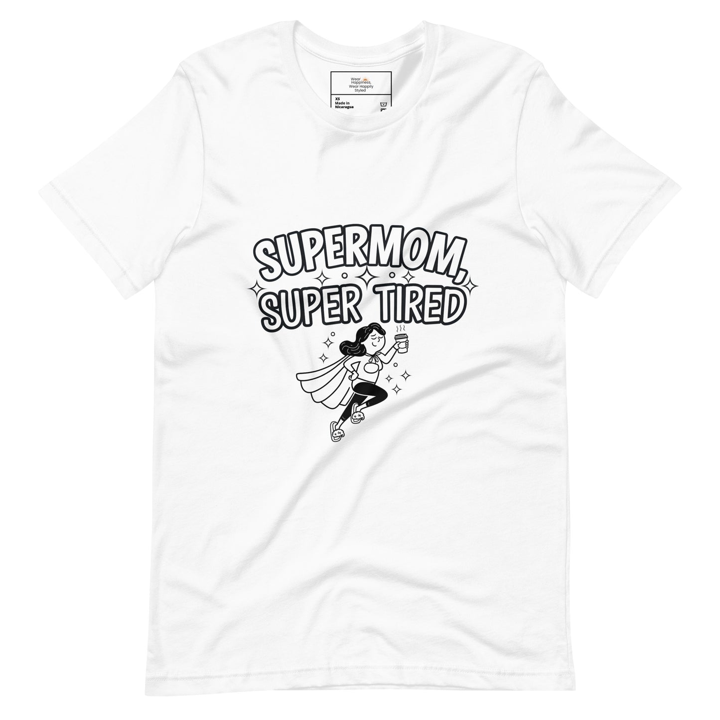 Supermom, Super Tired – Funny Shirt for Mom & Great Gift