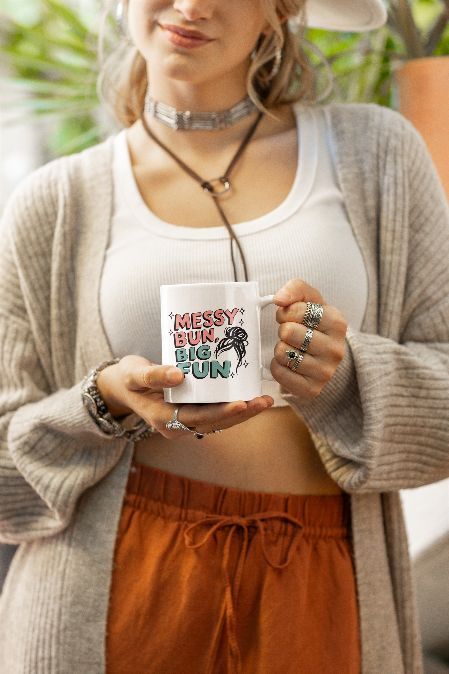 Messy Bun Big Fun Mug