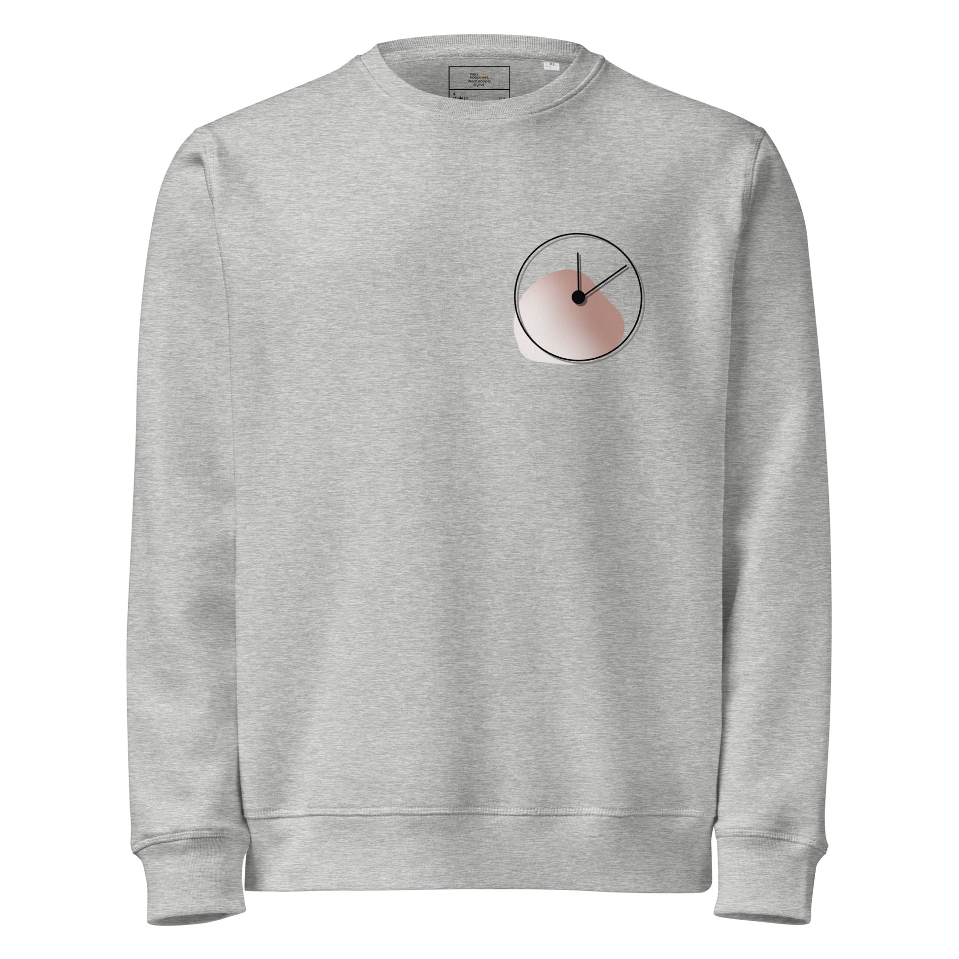 One Day at a Time Sweatshirt – Cozy Motivational Gift for Moms - ash color front
