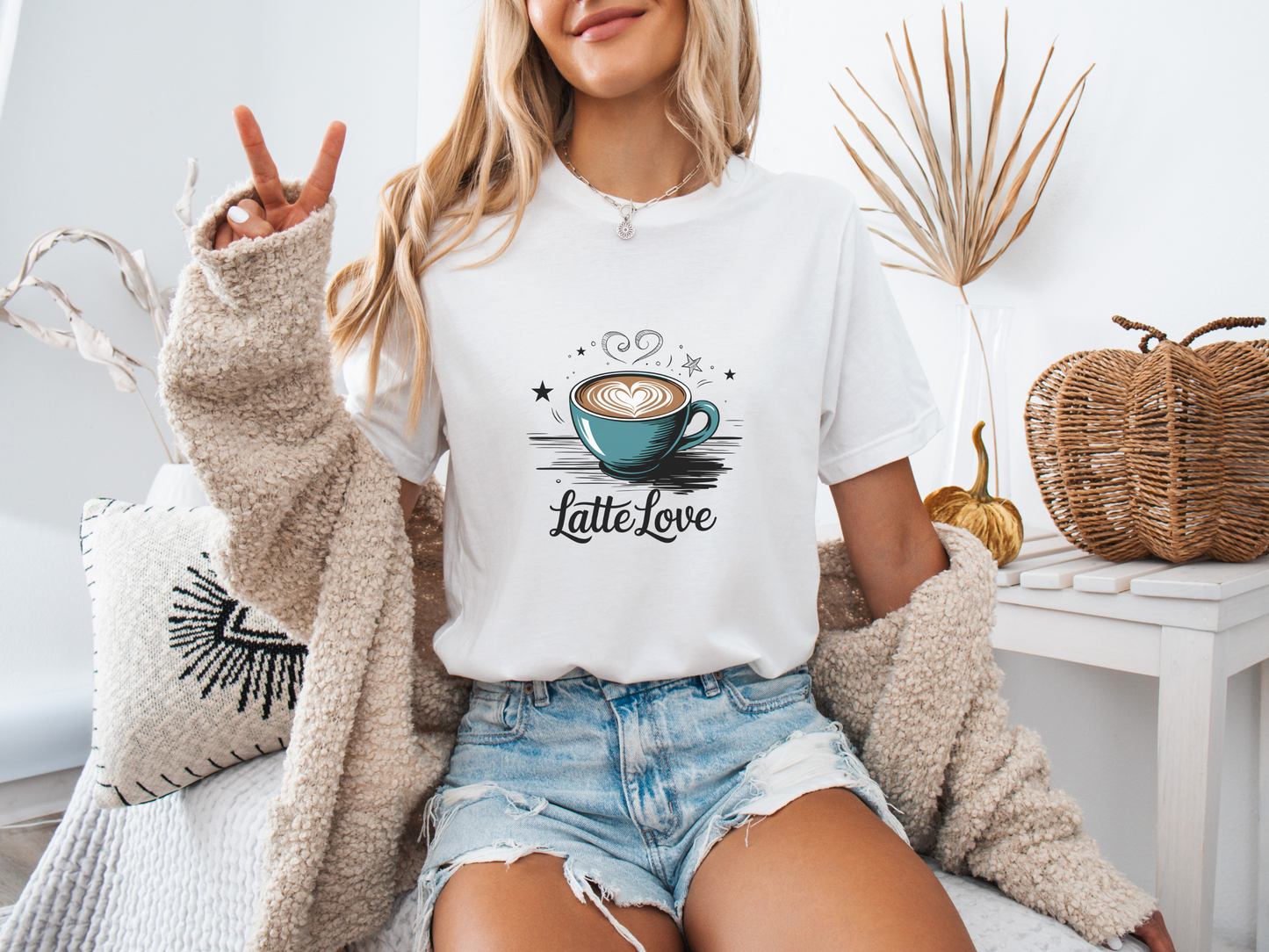 Latte Love - Cute Coffee T-Shirt