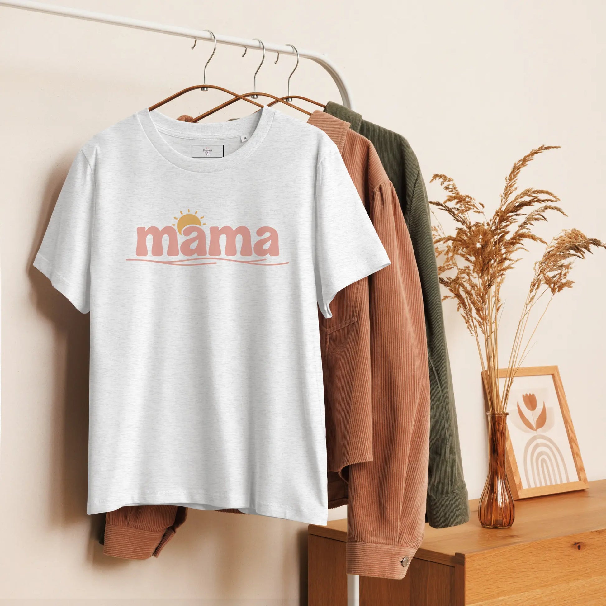 mama-in-the-sunlight-tshirt-light-heather-grey-boho-hanger