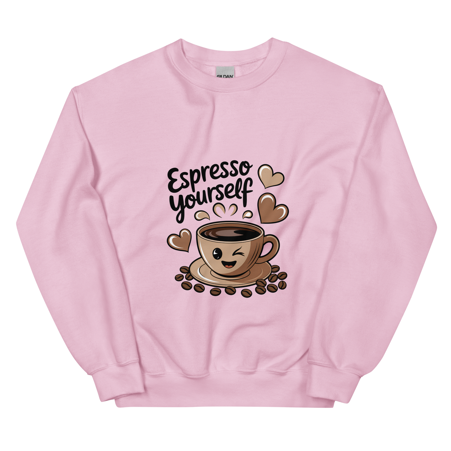 Espresso Yourself – Cute Coffee Lover Sweatshirt